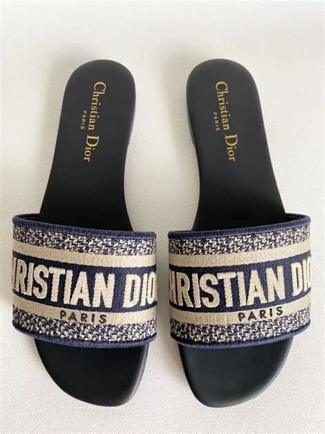 christian dior logo sandals|christian dior sandals with heels.